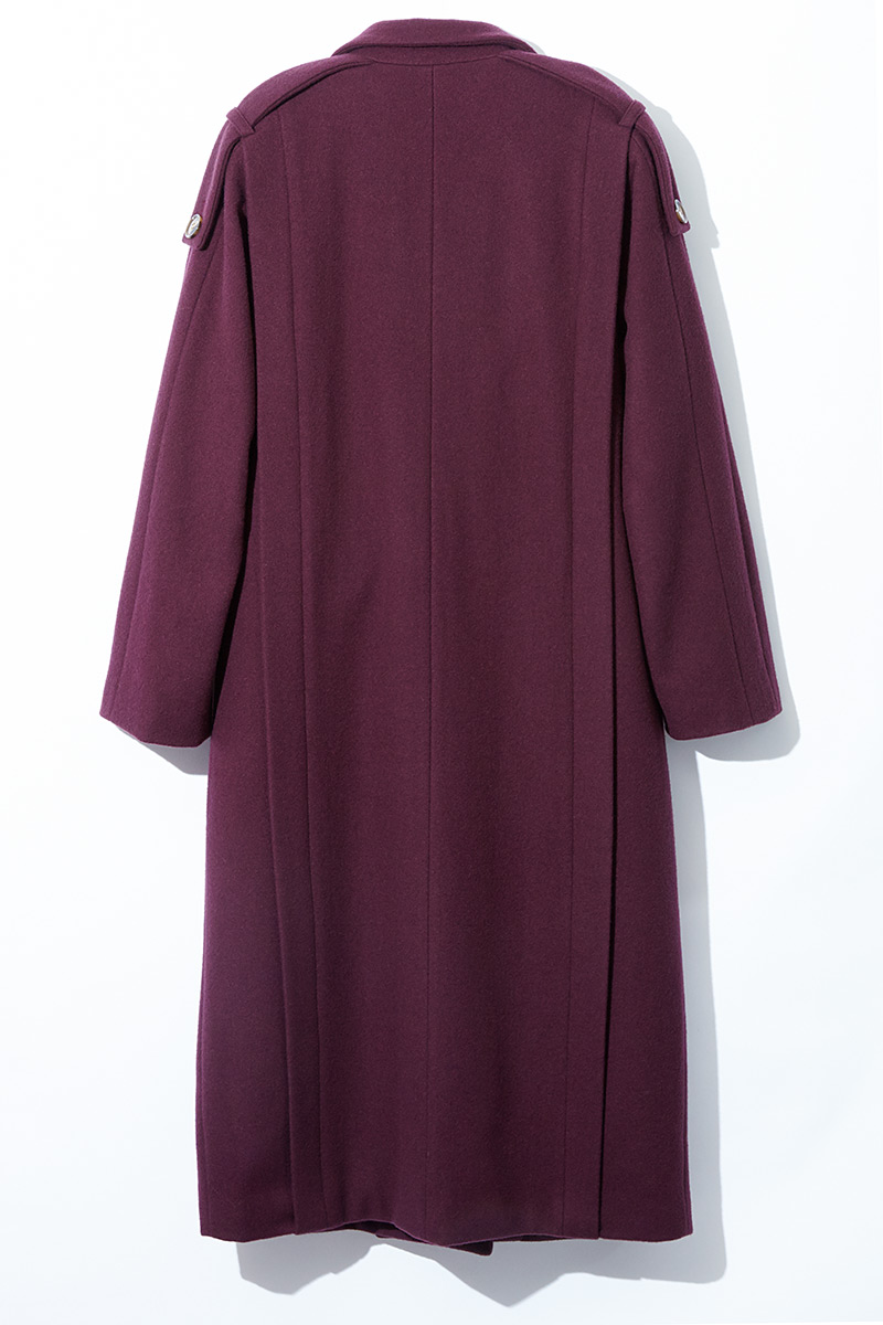 Double  Breasted Long Coat 詳細画像 Purple 2
