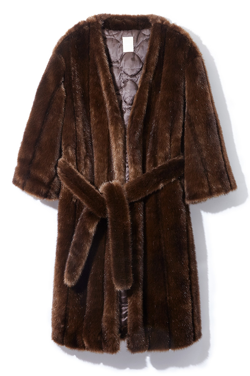 Faux Fur Long Coat