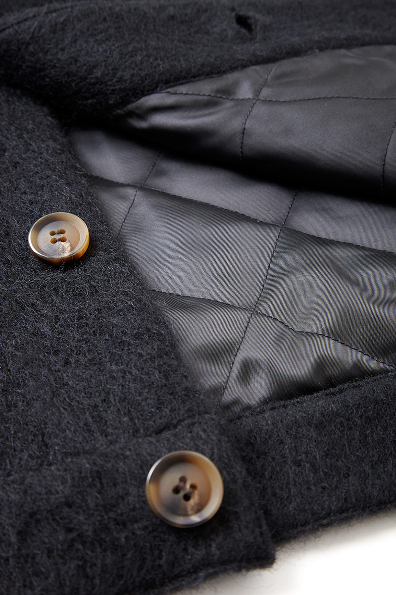 Fluffy Wool Jacket 詳細画像 Black 4