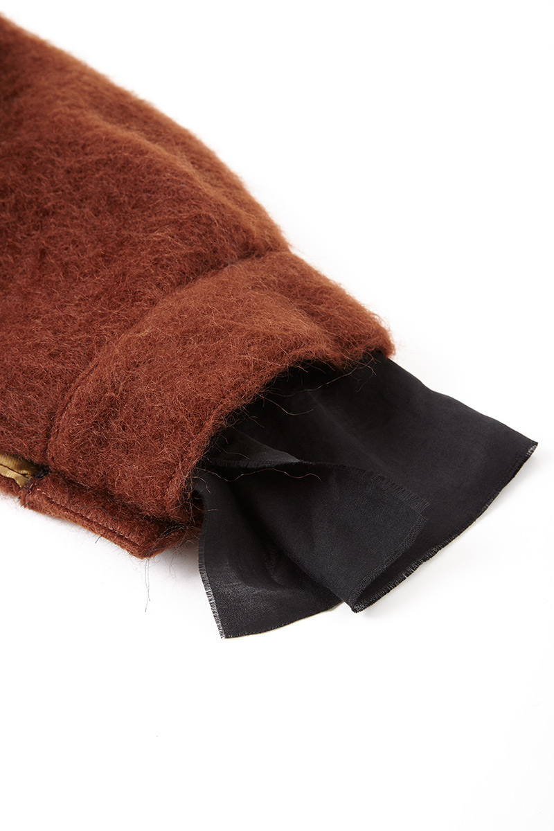 Fluffy Wool Jacket 詳細画像 Brown 3