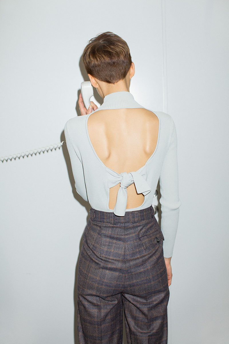 Stand Neck Body Suits 詳細画像 Gray 4