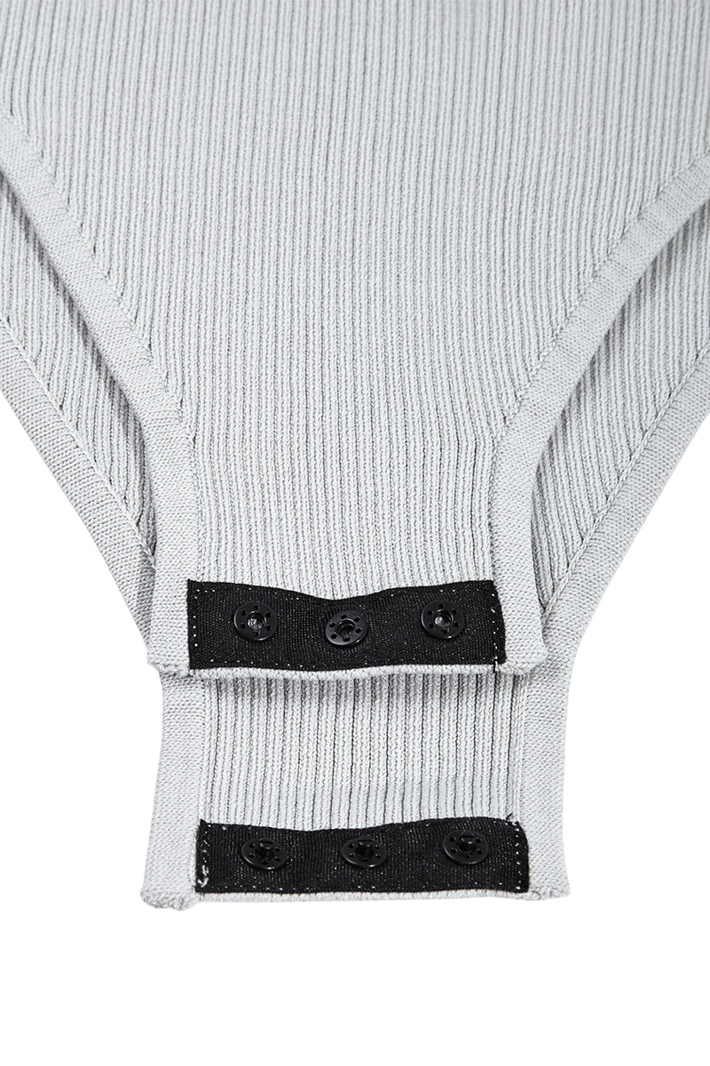 Stand Neck Body Suits 詳細画像 Gray 3