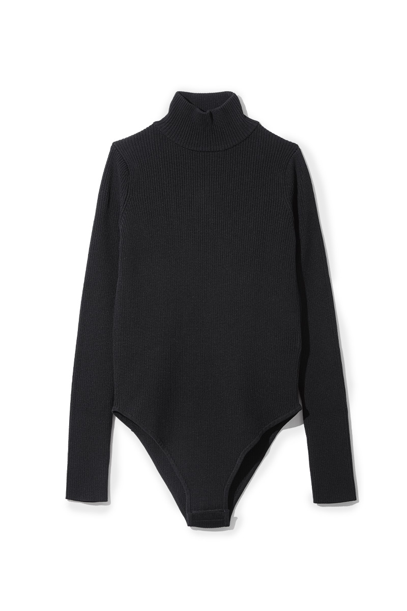 Stand Neck Body Suits 詳細画像 Black 1