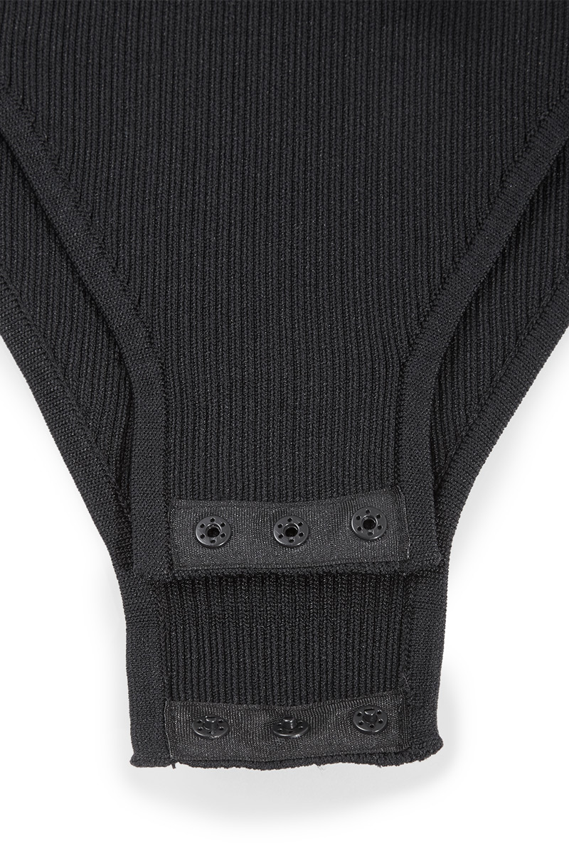 Stand Neck Body Suits 詳細画像 Black 3