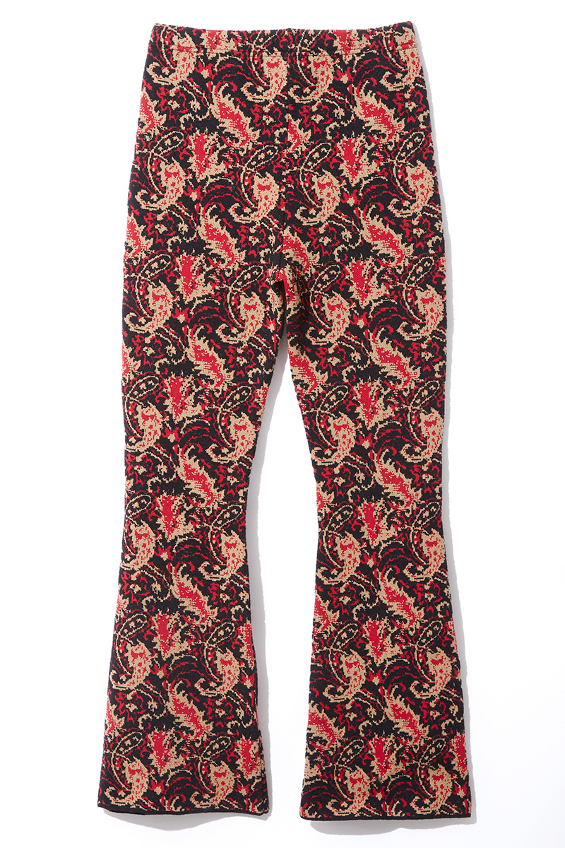 Jacquard Knit Trousers