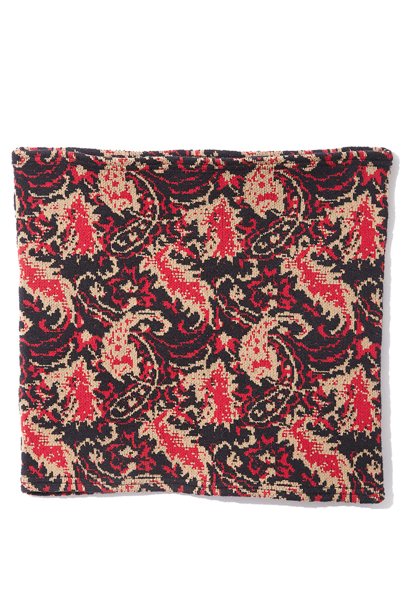 Jacquard Knit Trousers 詳細画像 Red 3