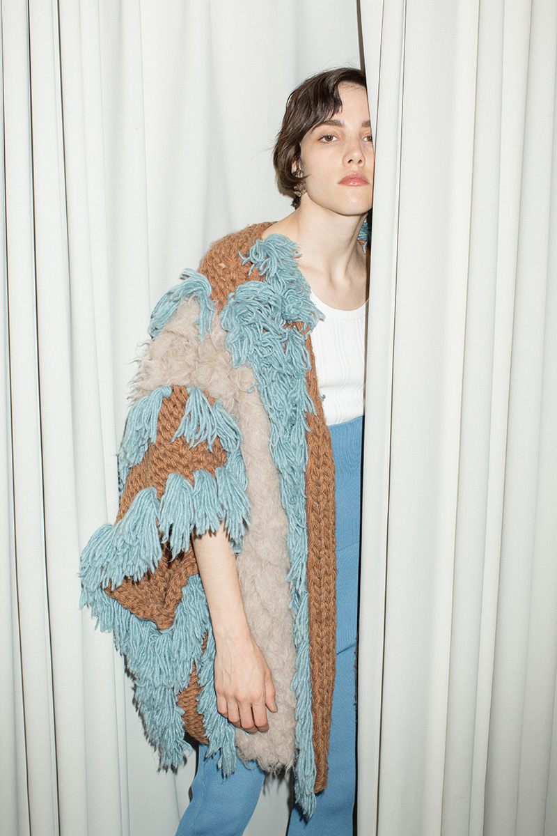 Mixture Hand Knit Gown 詳細画像 Mix 2