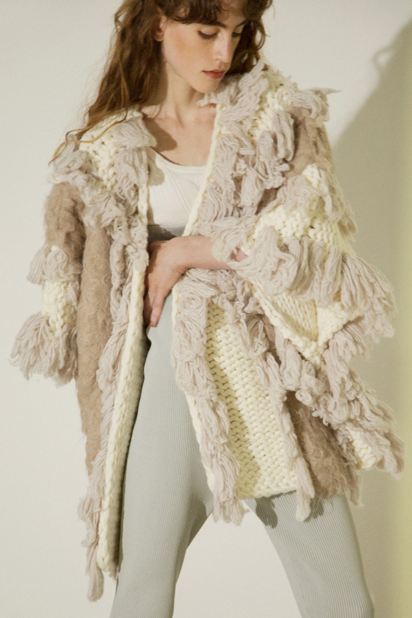 Mixture Hand Knit Gown