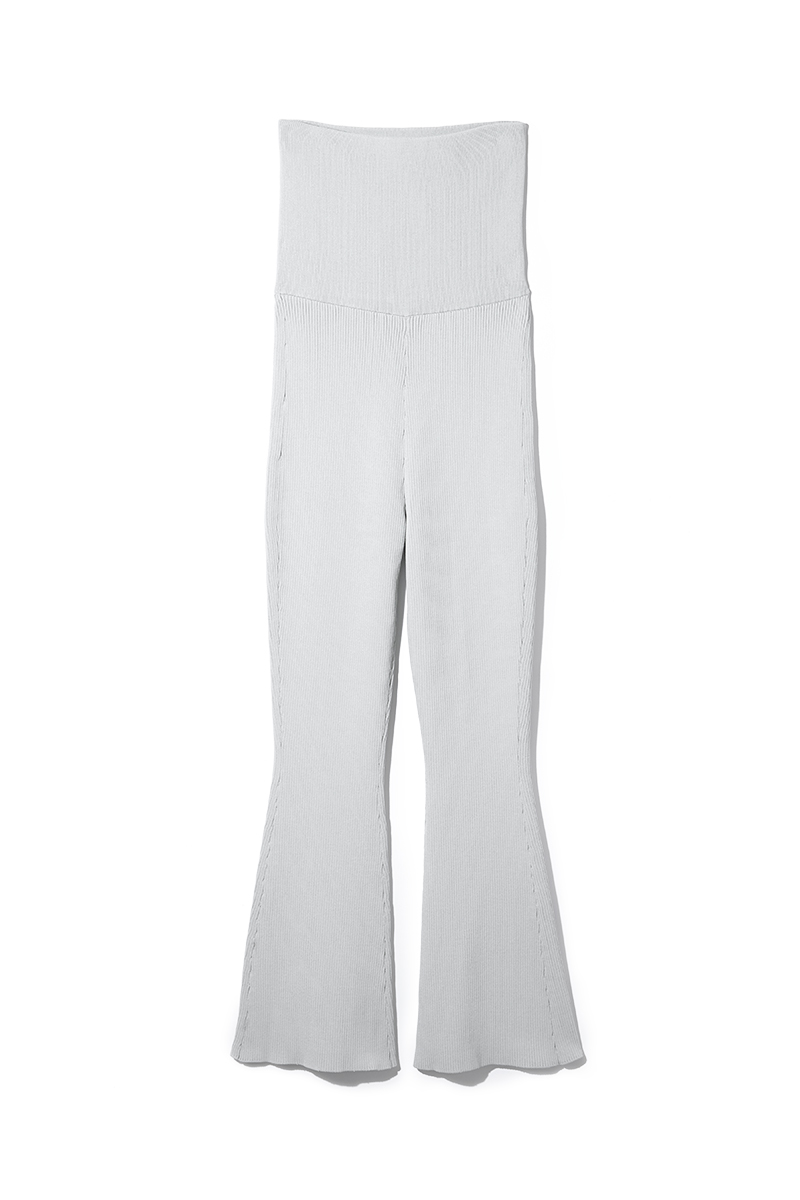 Rib Knit Trouser 詳細画像 Gray 1