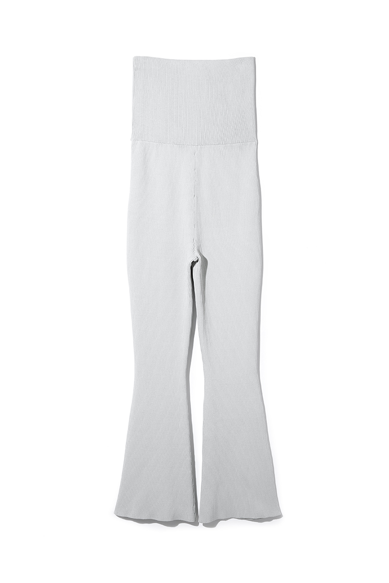 Rib Knit Trouser 詳細画像 Gray 2