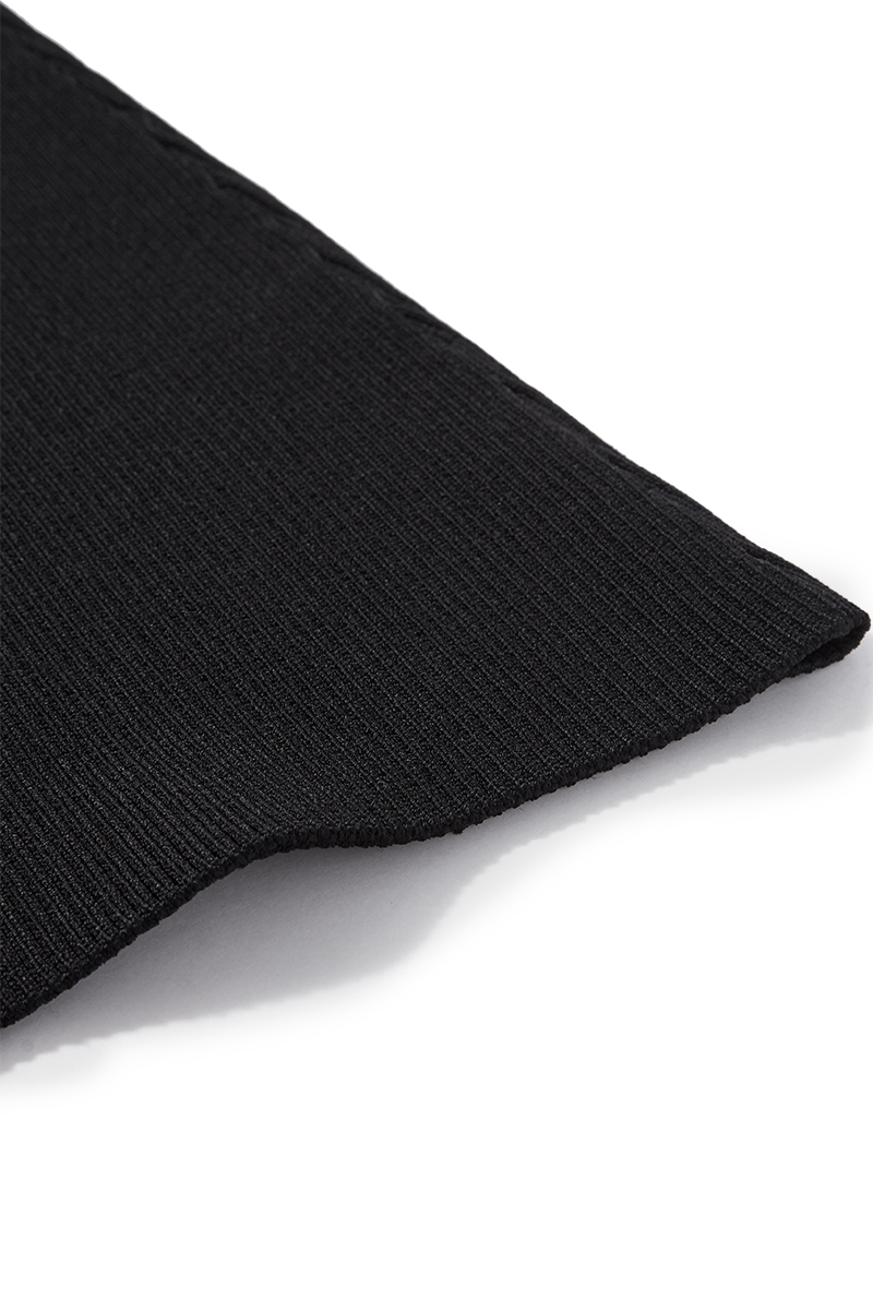 Rib Knit Trouser 詳細画像 Black 3