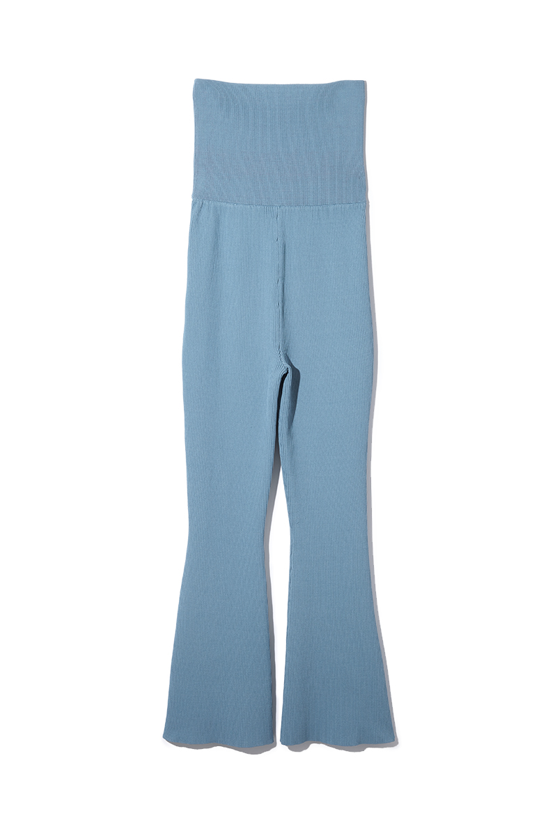 Rib Knit Trouser 詳細画像 Blue 2
