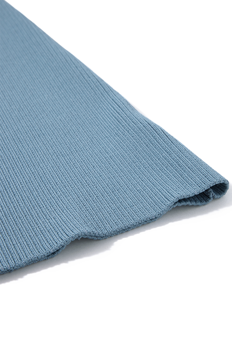 Rib Knit Trouser 詳細画像 Blue 3