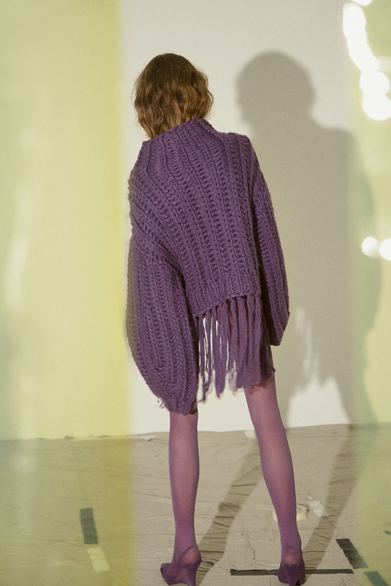 Egg Knit Tops 詳細画像 Purple 4