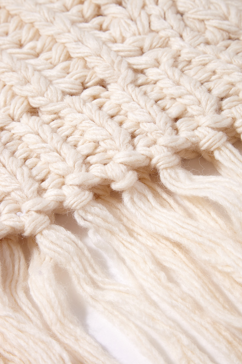 Egg Knit Tops 詳細画像 White 3