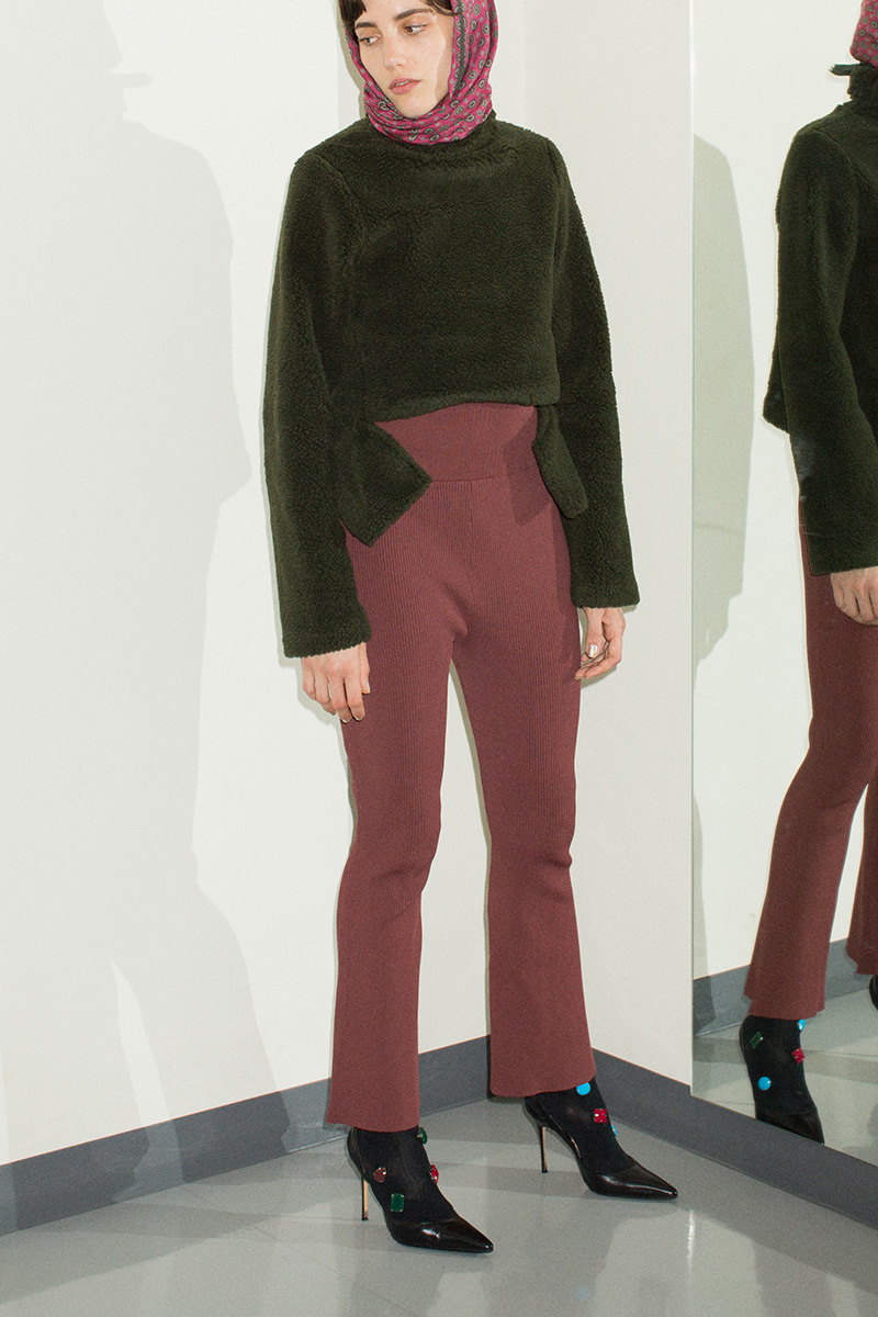 Sheep Boa Tops 詳細画像 Khaki 1