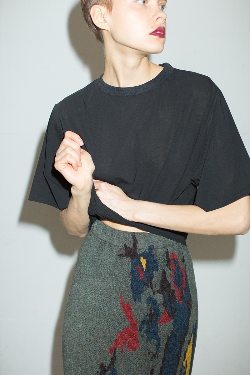 Box Sleeve Tee 詳細画像 Black 1