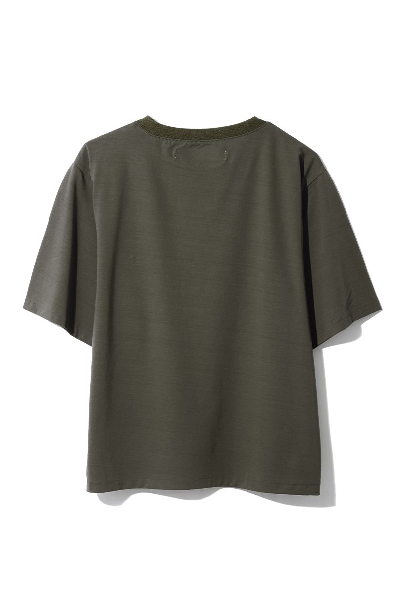 Box Sleeve Tee 詳細画像 Khaki 2