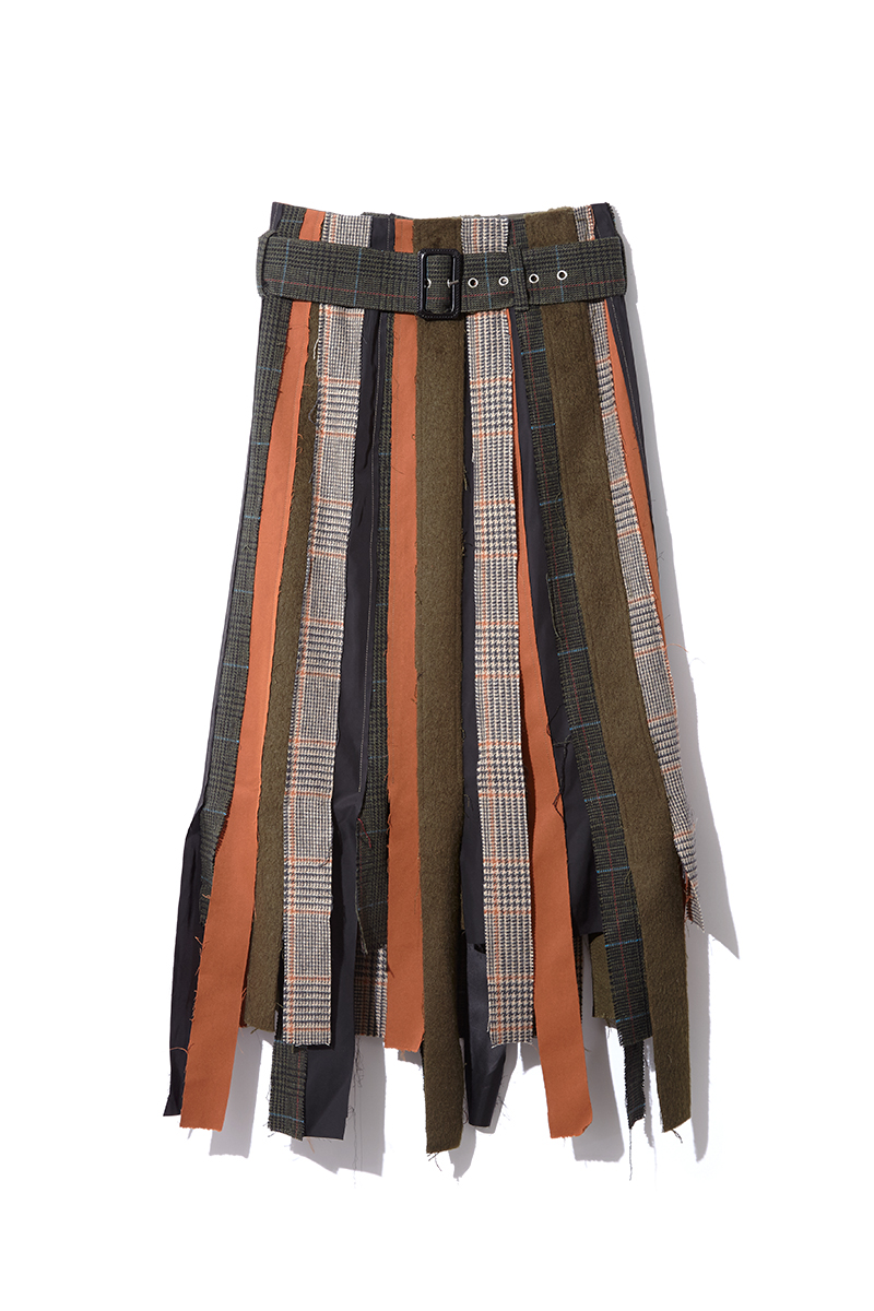 Mixture Patch Work Skirt