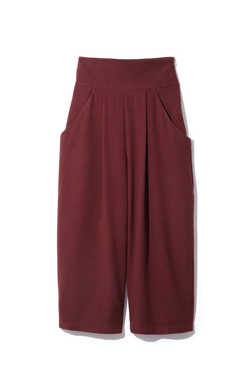 Wide Cropped Trousers Set-up