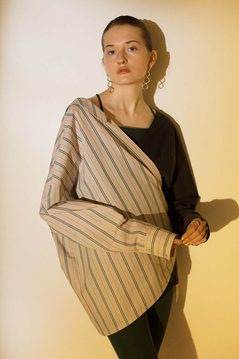 Double Half Shirts 詳細画像 Black 1