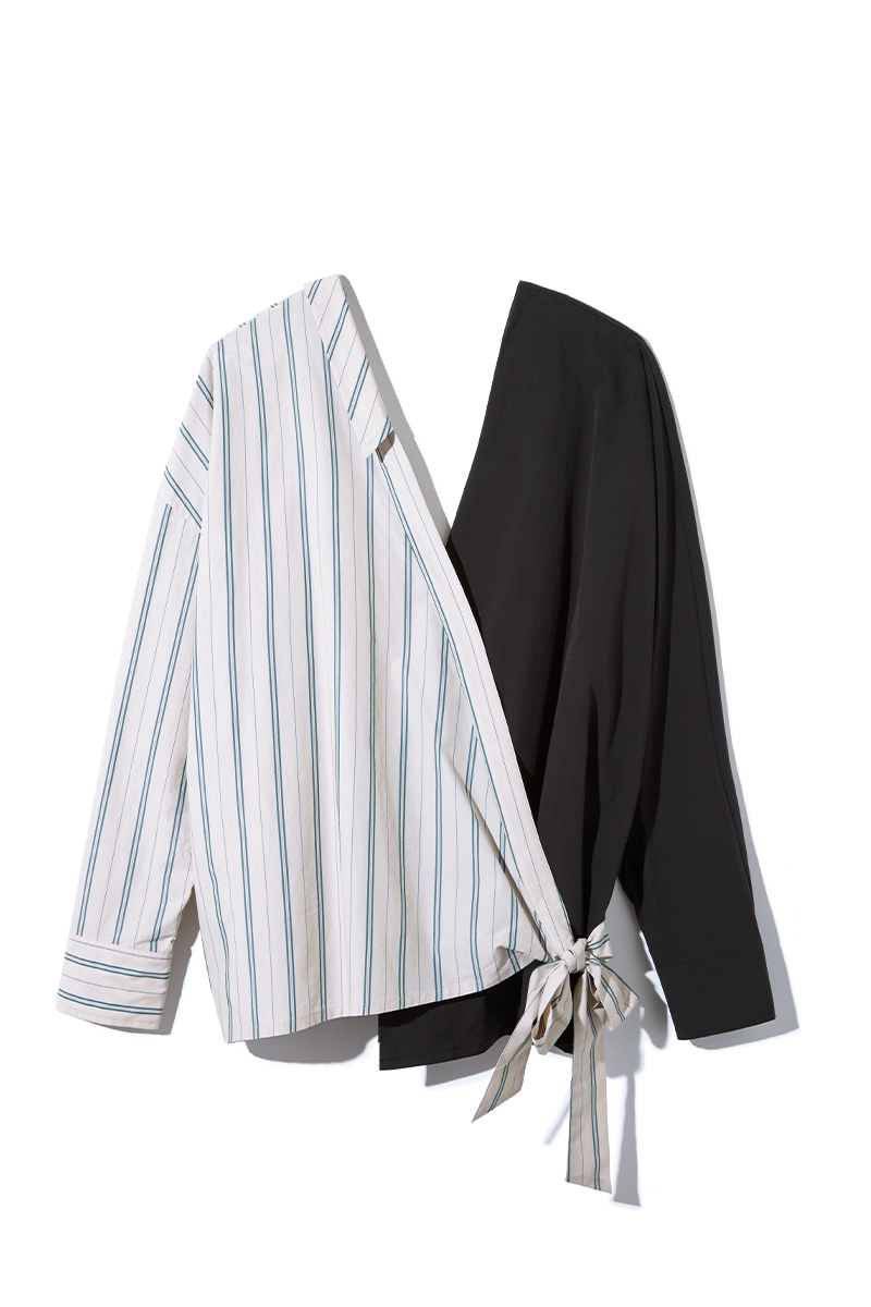Double Half Shirts 詳細画像 Black 1