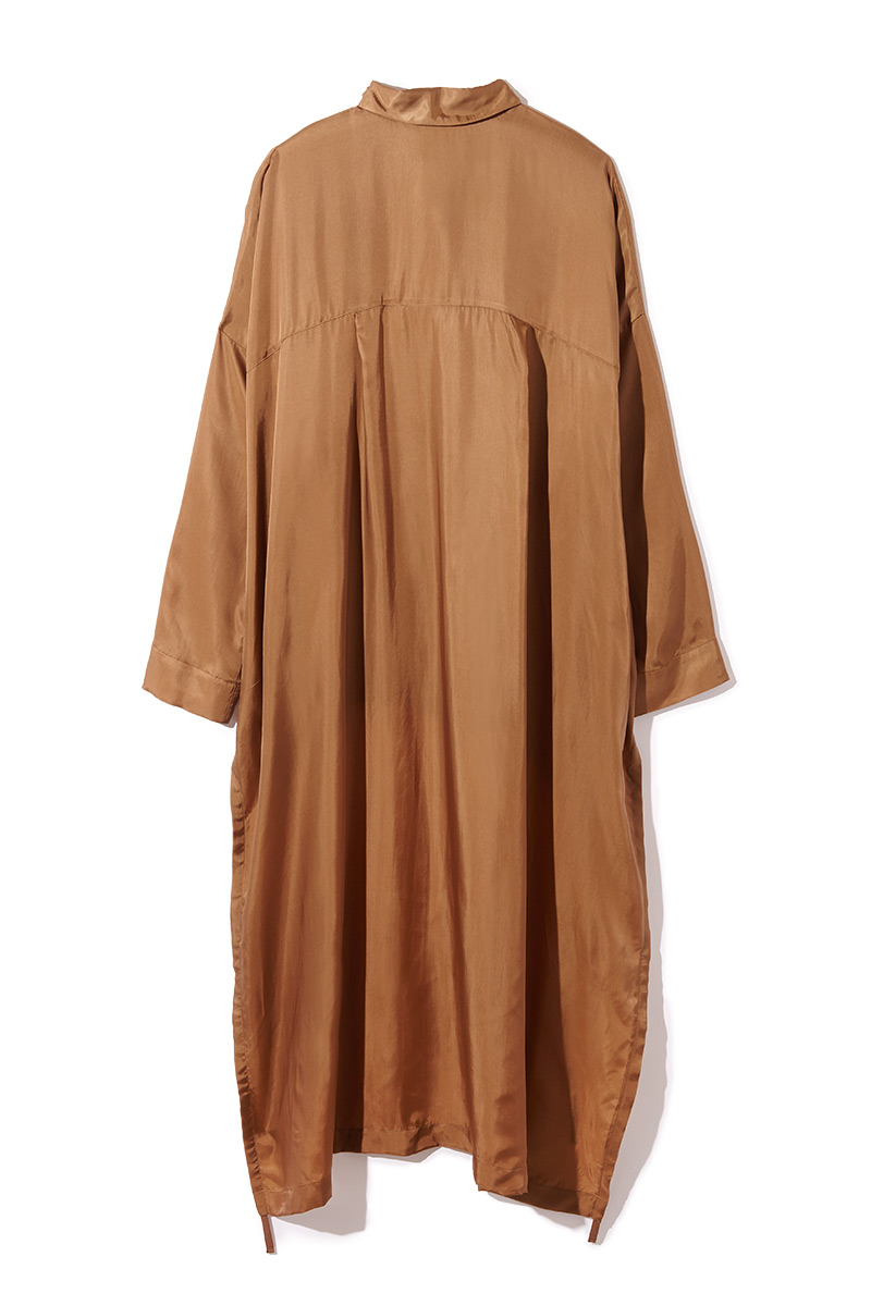 Drawstring Blight Shirts 詳細画像 Brown 3