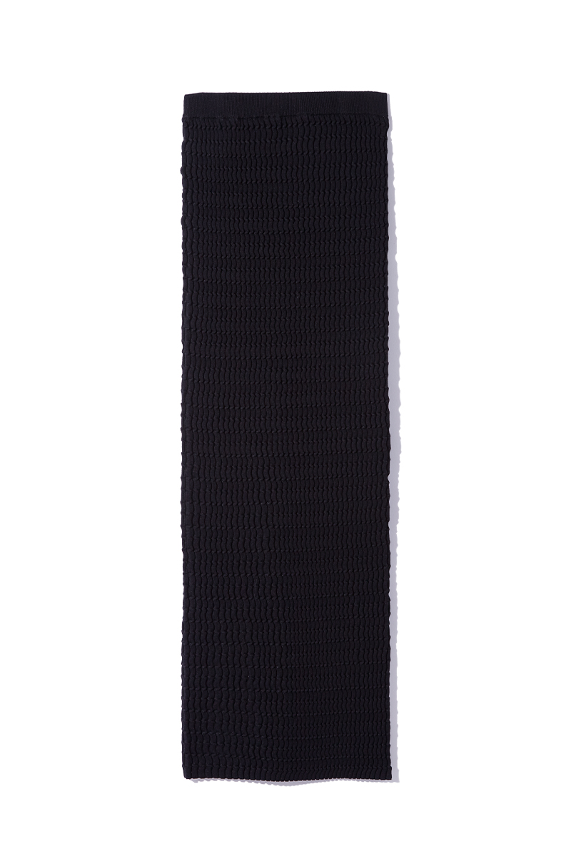 Wave Knitted Pencil Skirt
