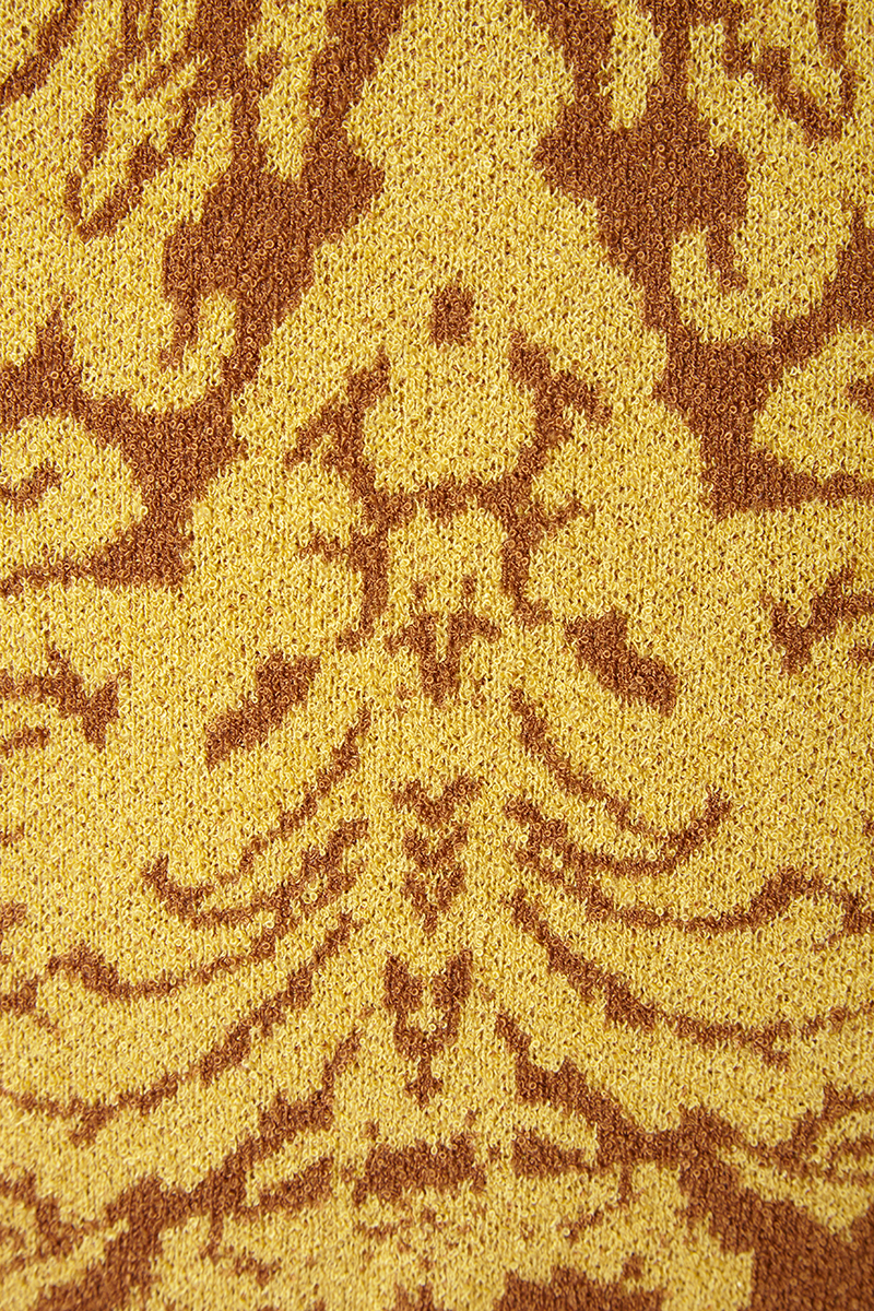 Jacquard Trousers 詳細画像 Yellow 3