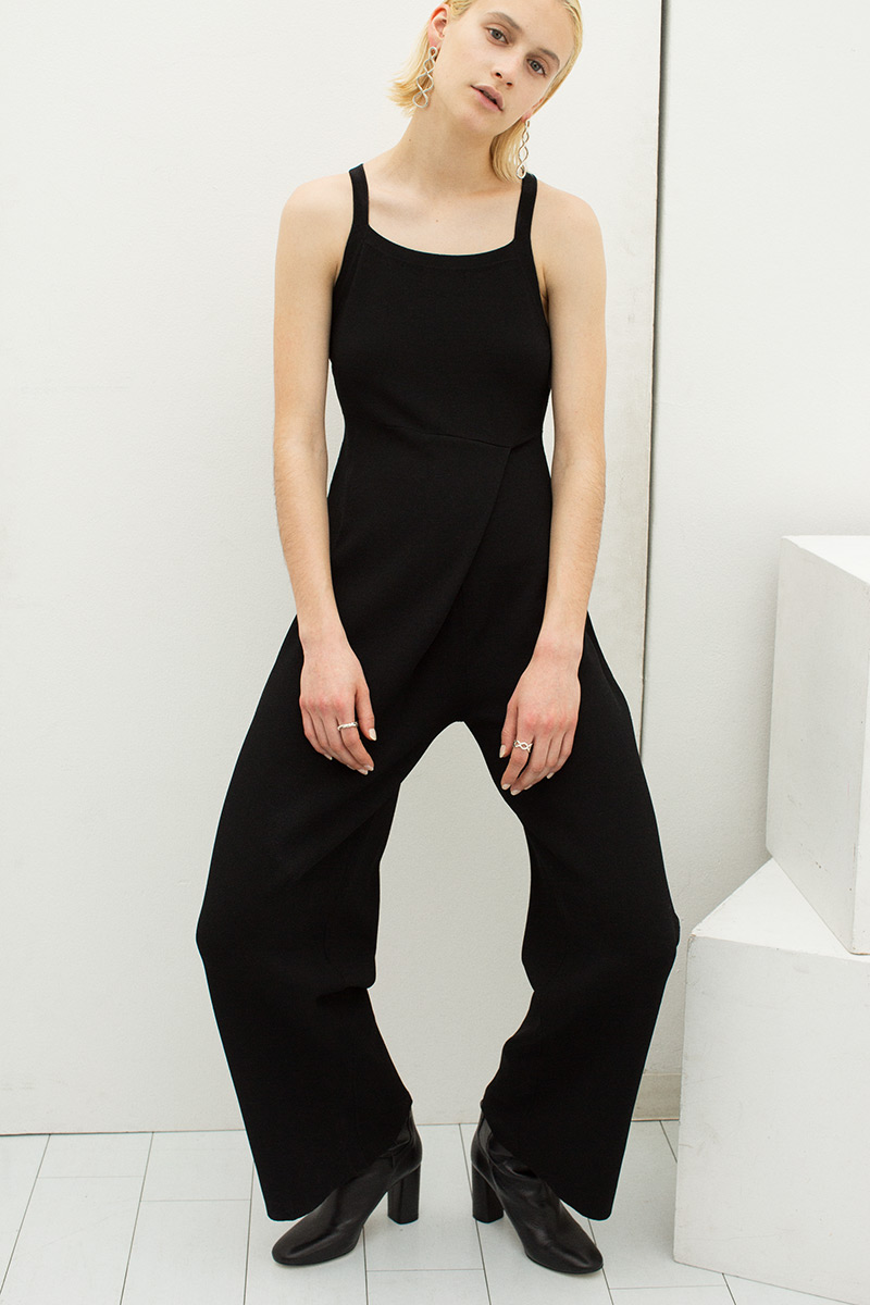 Knit Jumpsuits 詳細画像 Black 2