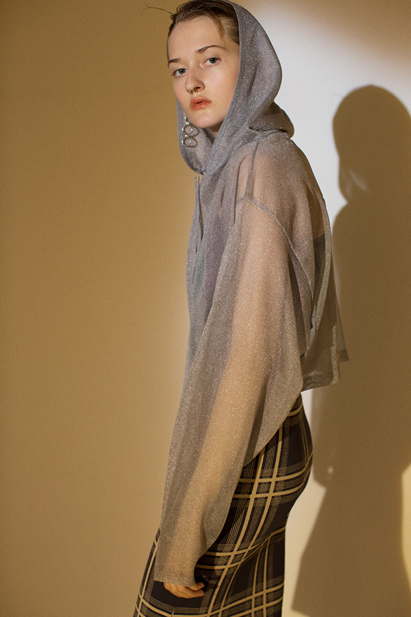 Glitter Hoodie Top