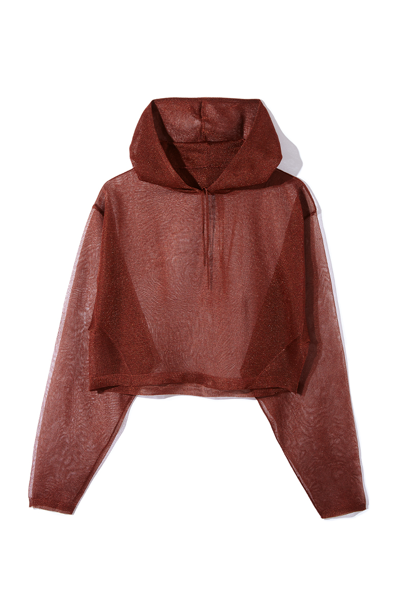 Glitter Hoodie Top