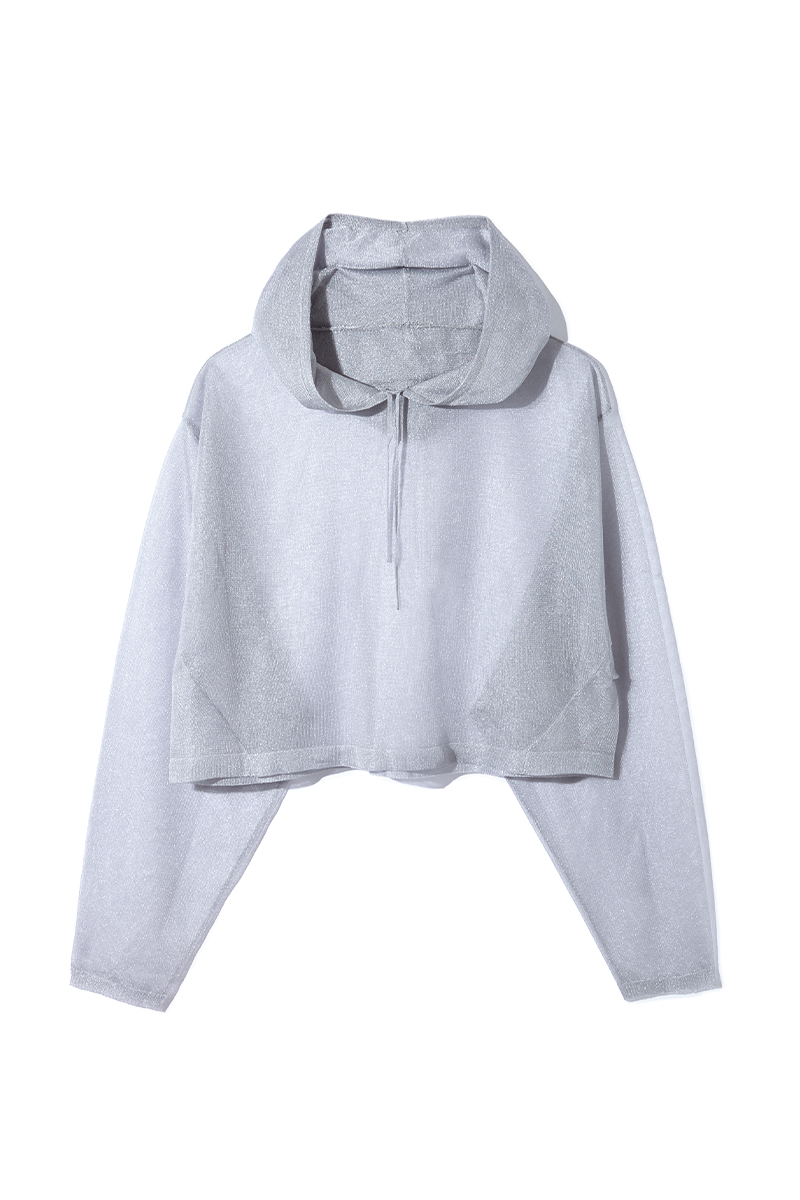 Glitter Hoodie Top