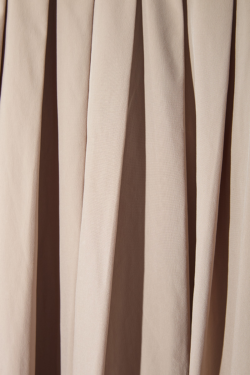 Asymmetric Nylon Skirt 詳細画像 Beige 3
