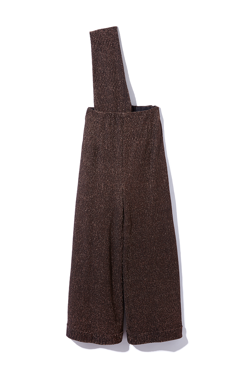 Glitter Belted Trousers 詳細画像 Brown 1