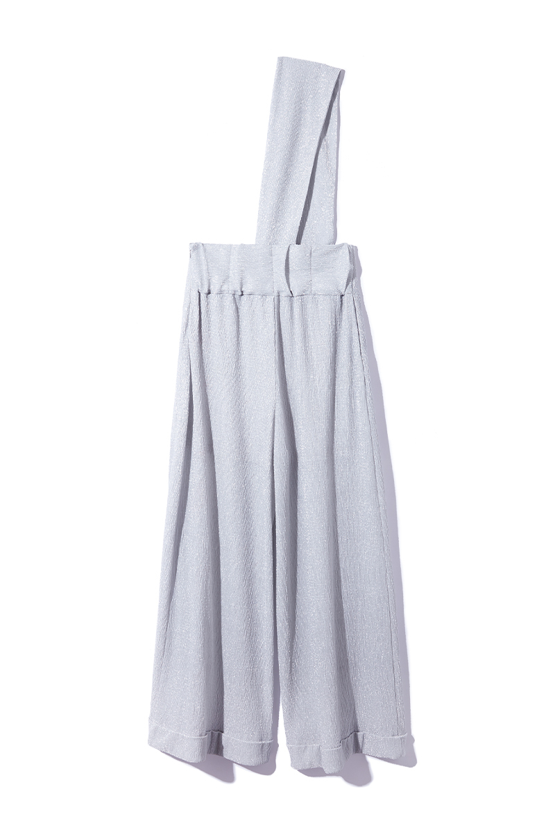 Glitter Belted Trousers 詳細画像 Silver 2