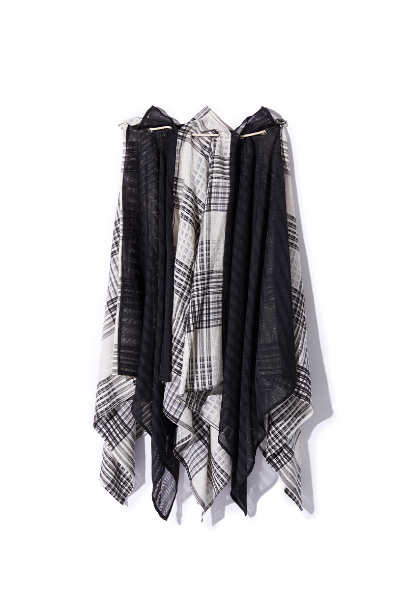 Patchwork Hem Skirt 詳細画像 Black 2