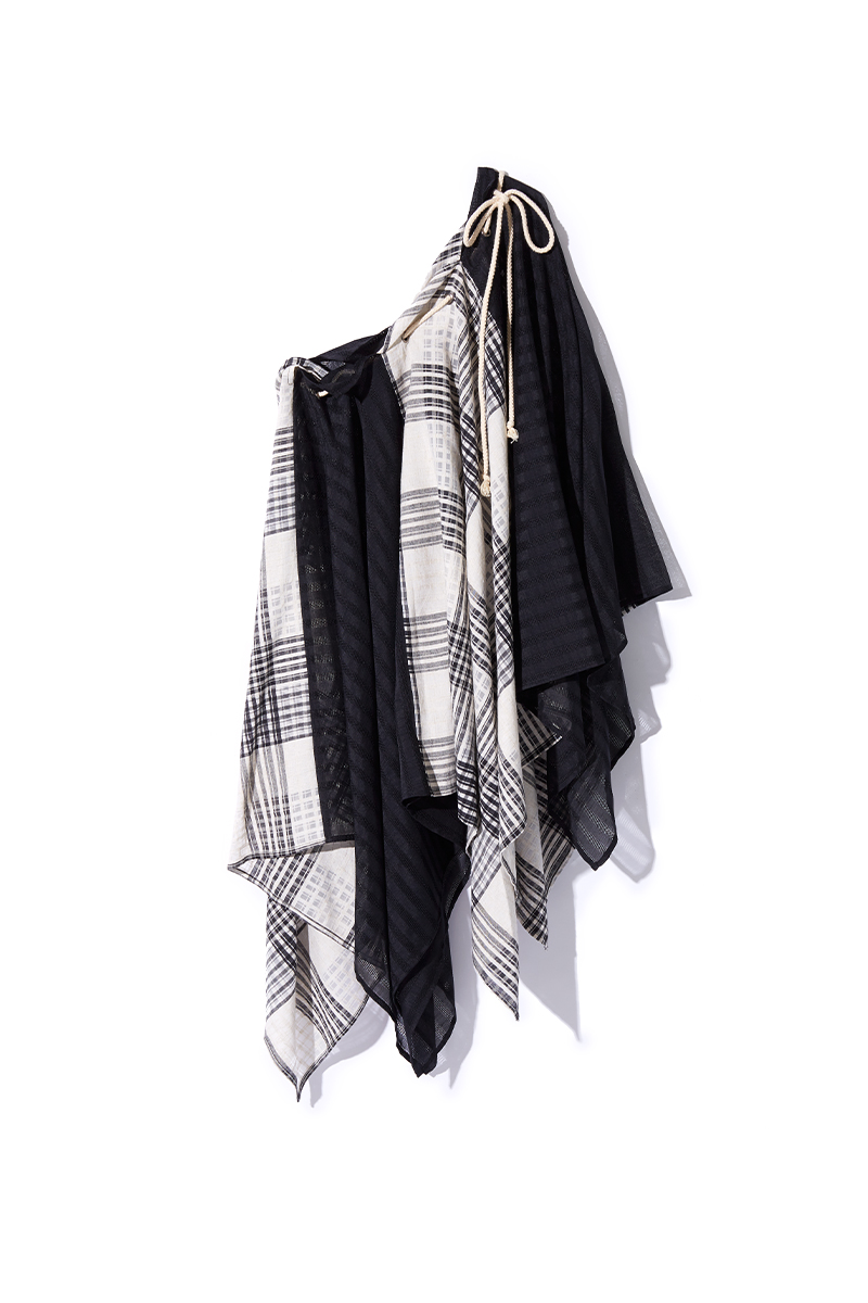 Patchwork Hem Skirt 詳細画像 Black 3