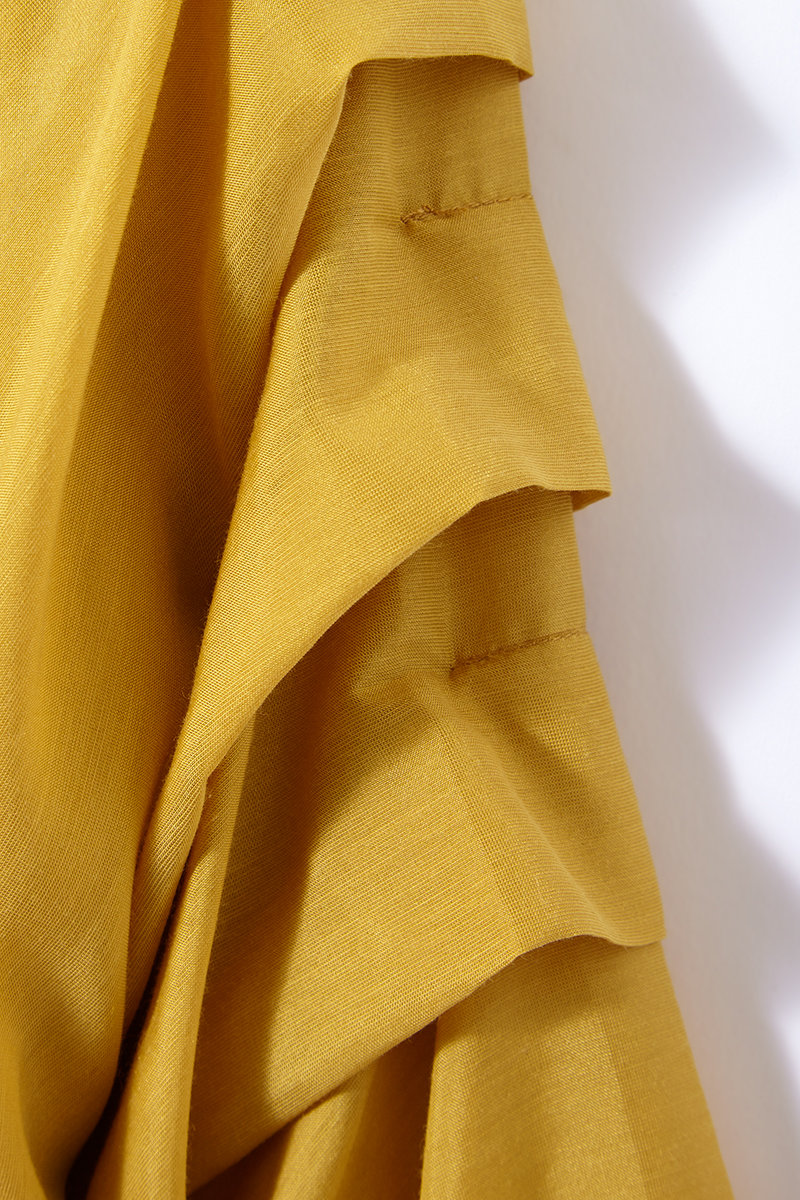 Sheer Long Dress 詳細画像 Yellow 3