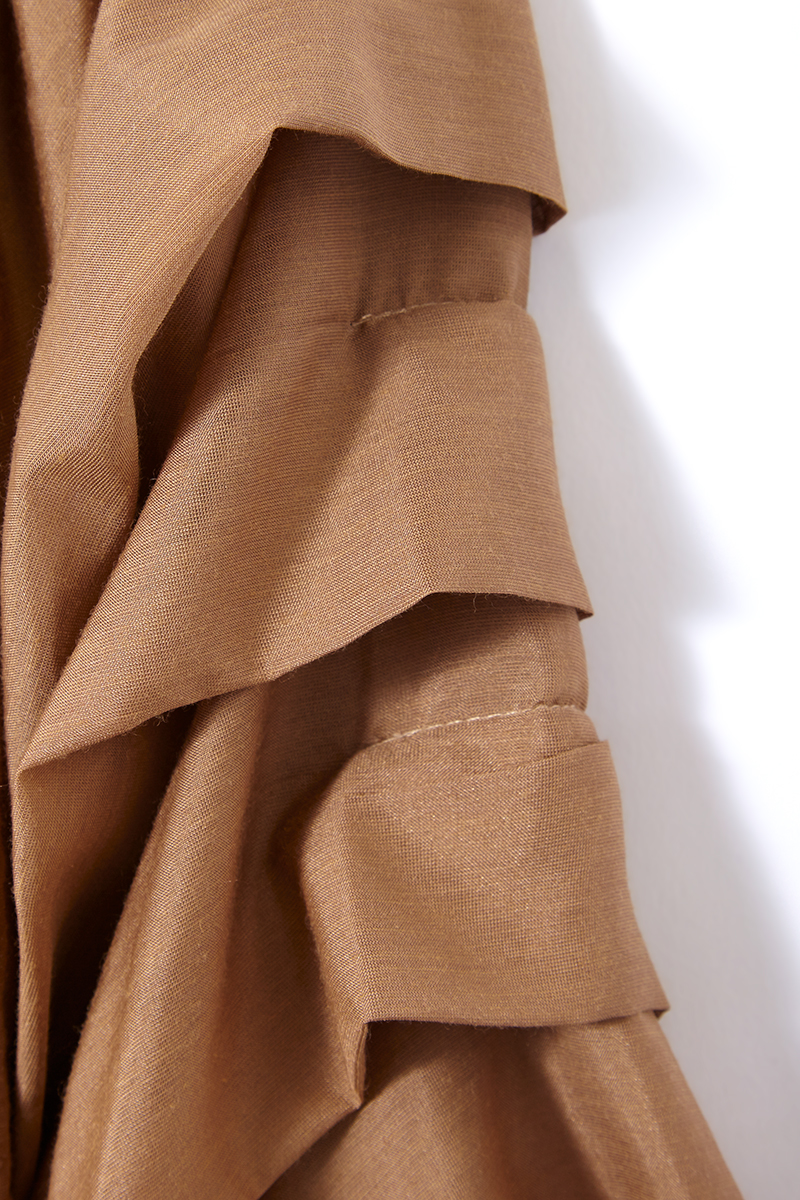 Sheer Long Dress 詳細画像 Brown 3