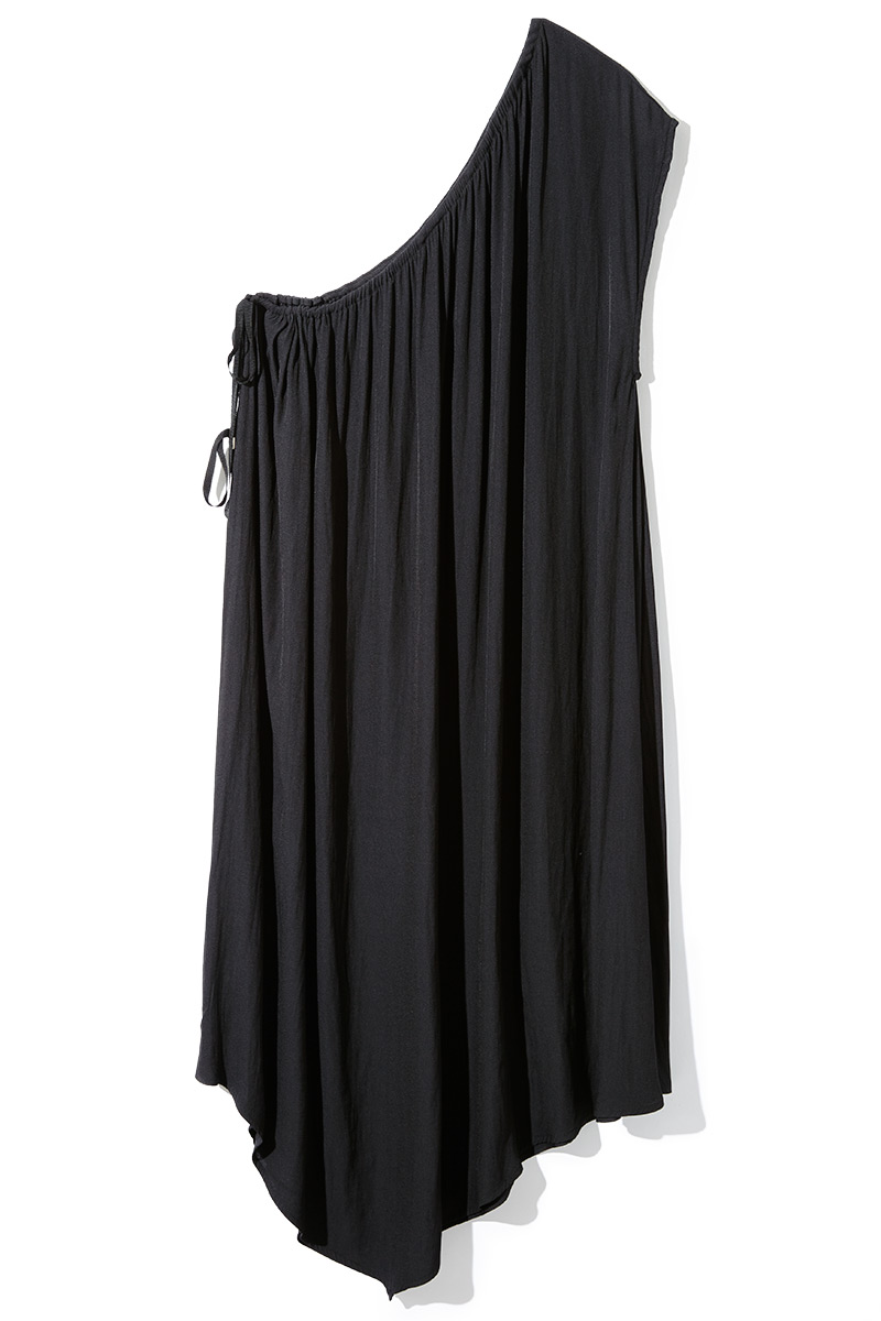 Asymmetric Summer Dress 詳細画像 Black 2