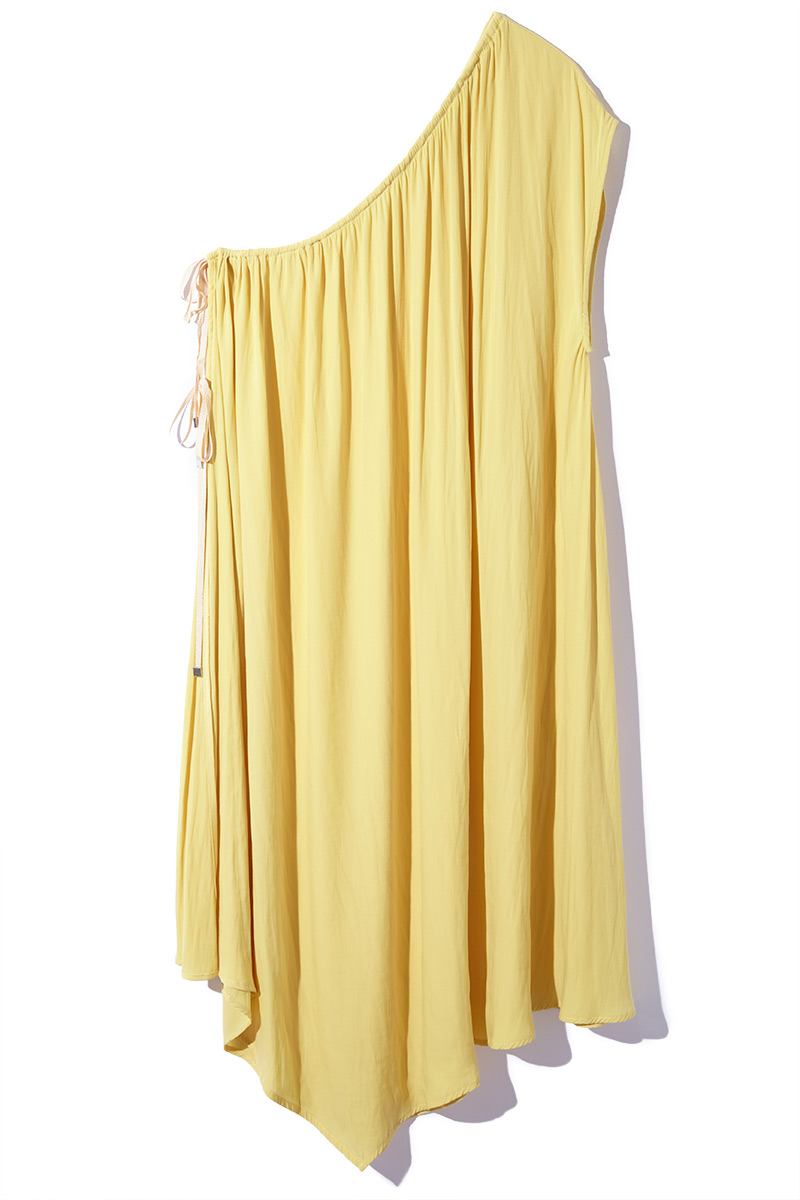 Asymmetric Summer Dress 詳細画像 Yellow 2