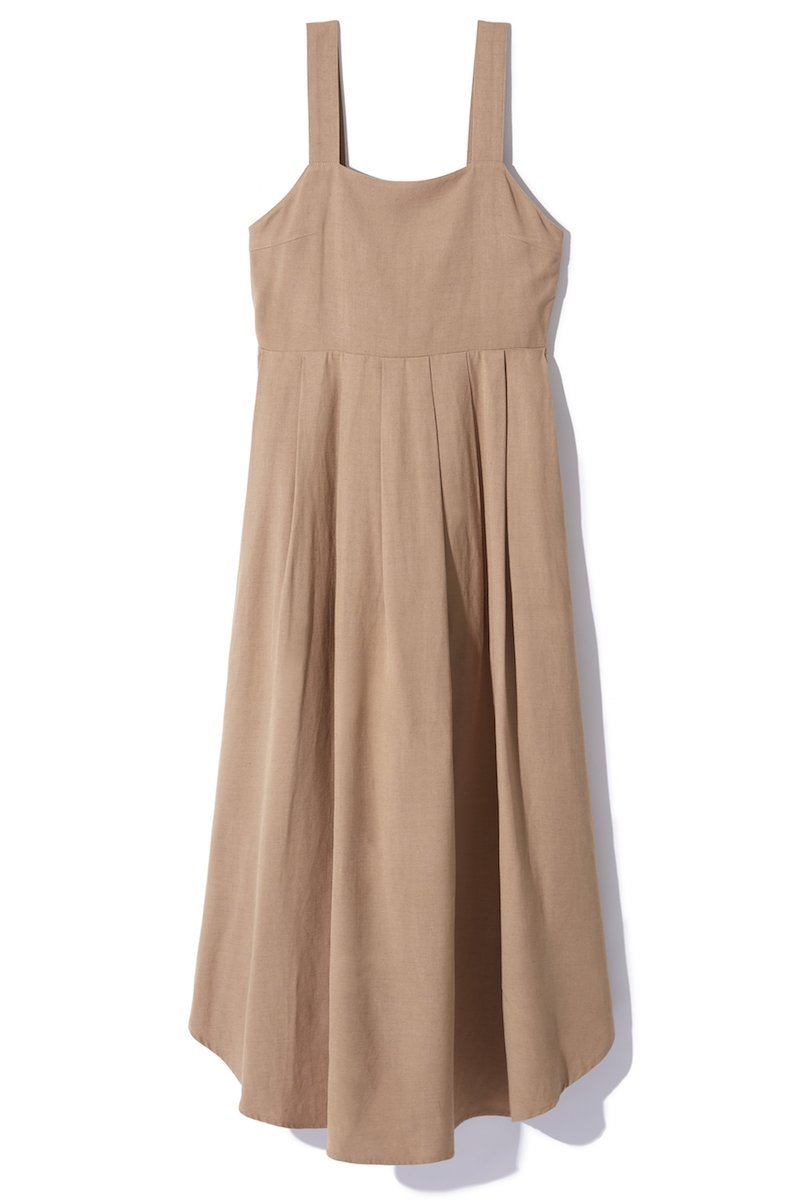 Belted Linen Dress 詳細画像 Beige 3