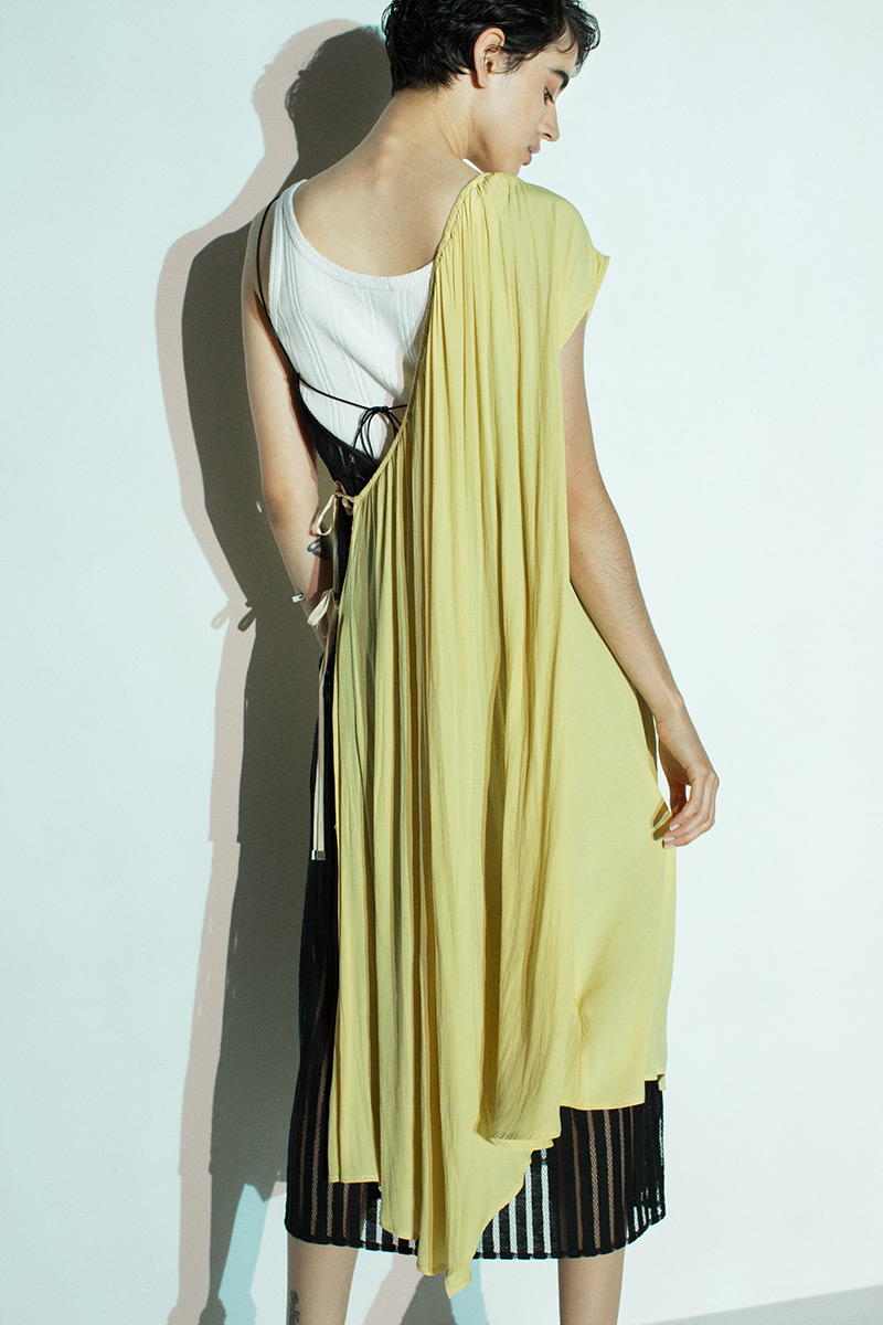 Stripe Sheer Dress 詳細画像 Black 2
