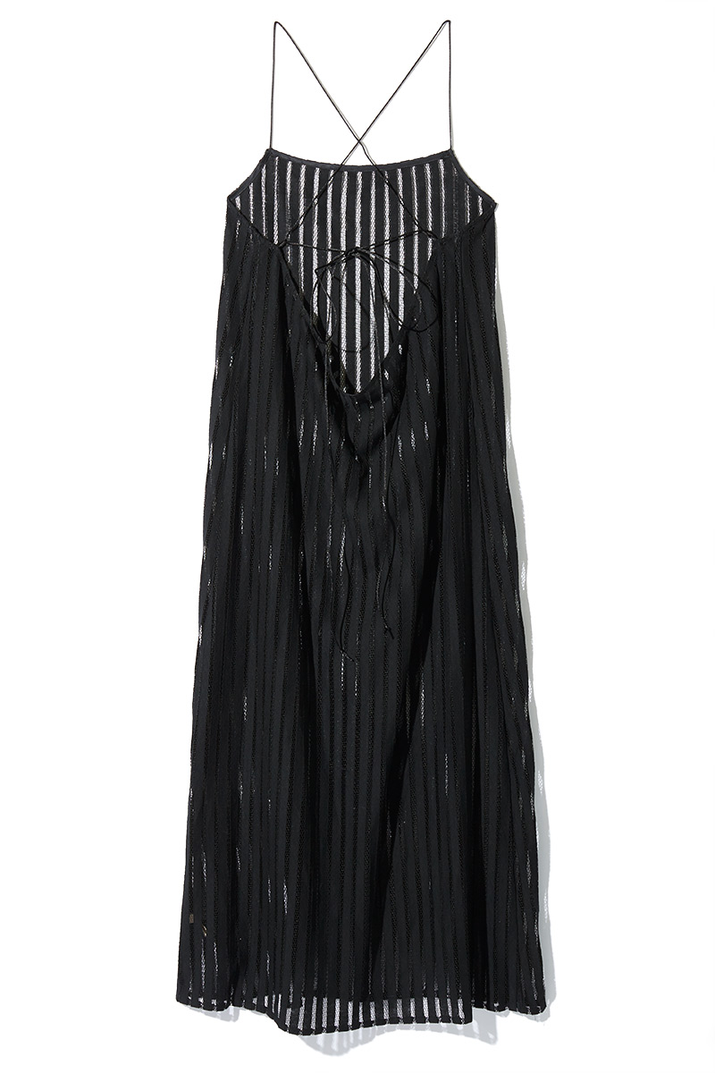 Stripe Sheer Dress 詳細画像 Black 2