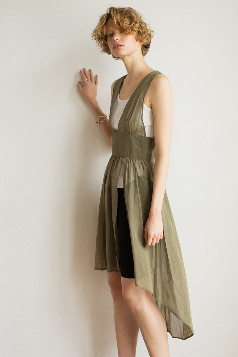 Organdy Dress 詳細画像 Khaki 1