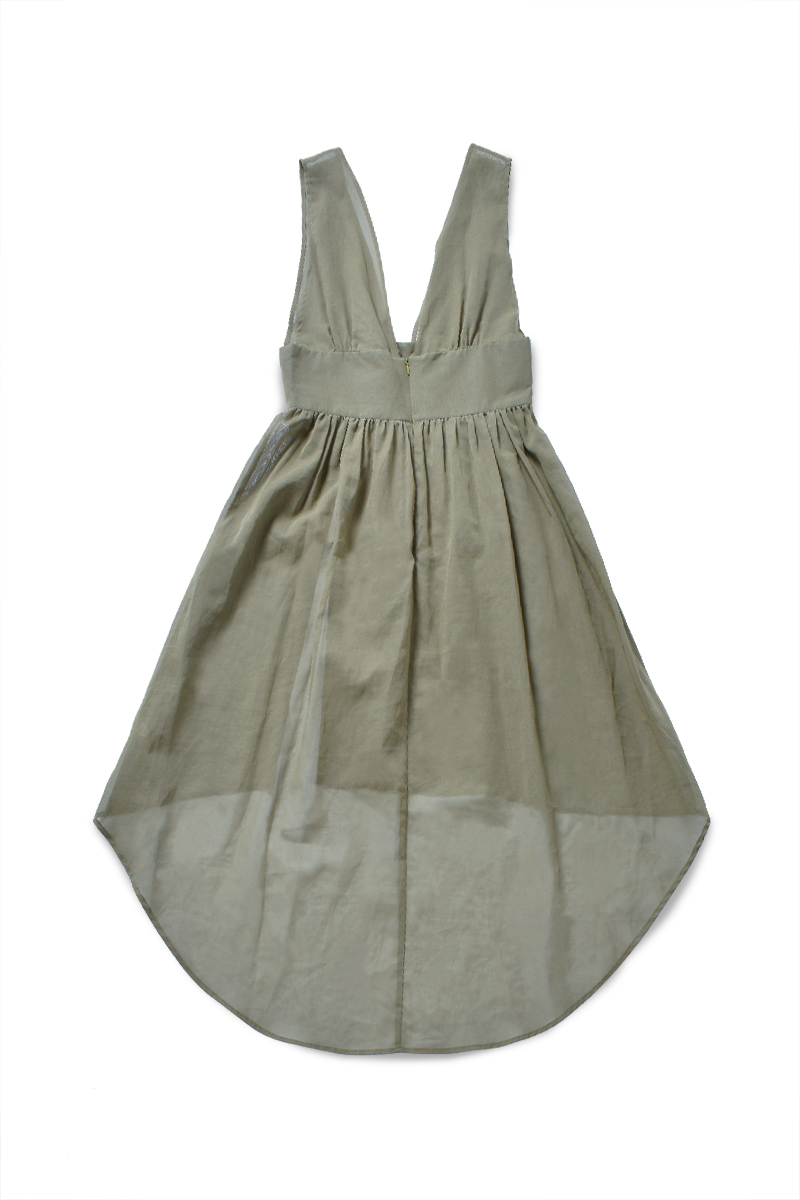 Organdy Dress 詳細画像 Khaki 2