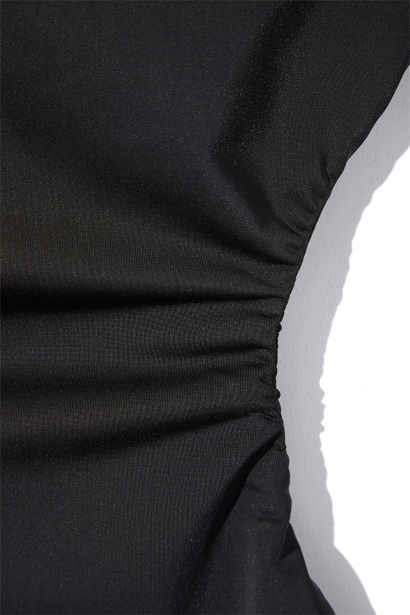 Cutting Asymmetric Swim Wear 詳細画像 Black 3