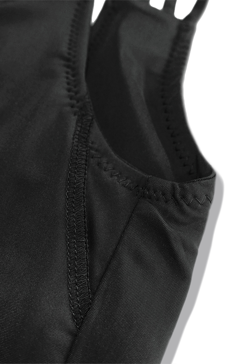 Cutting Asymmetric Swim Wear 詳細画像 Black 4