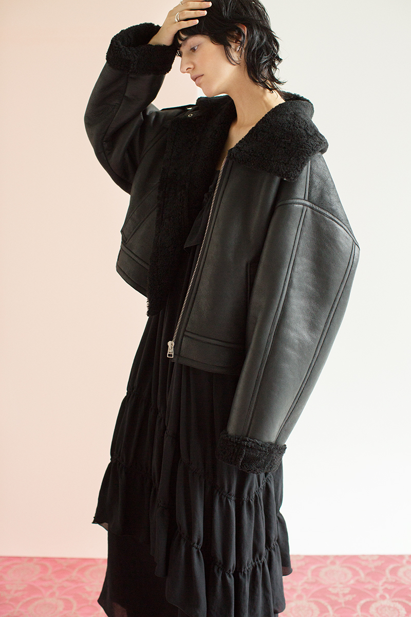 B-3 Mouton Jacket 詳細画像 Black 3
